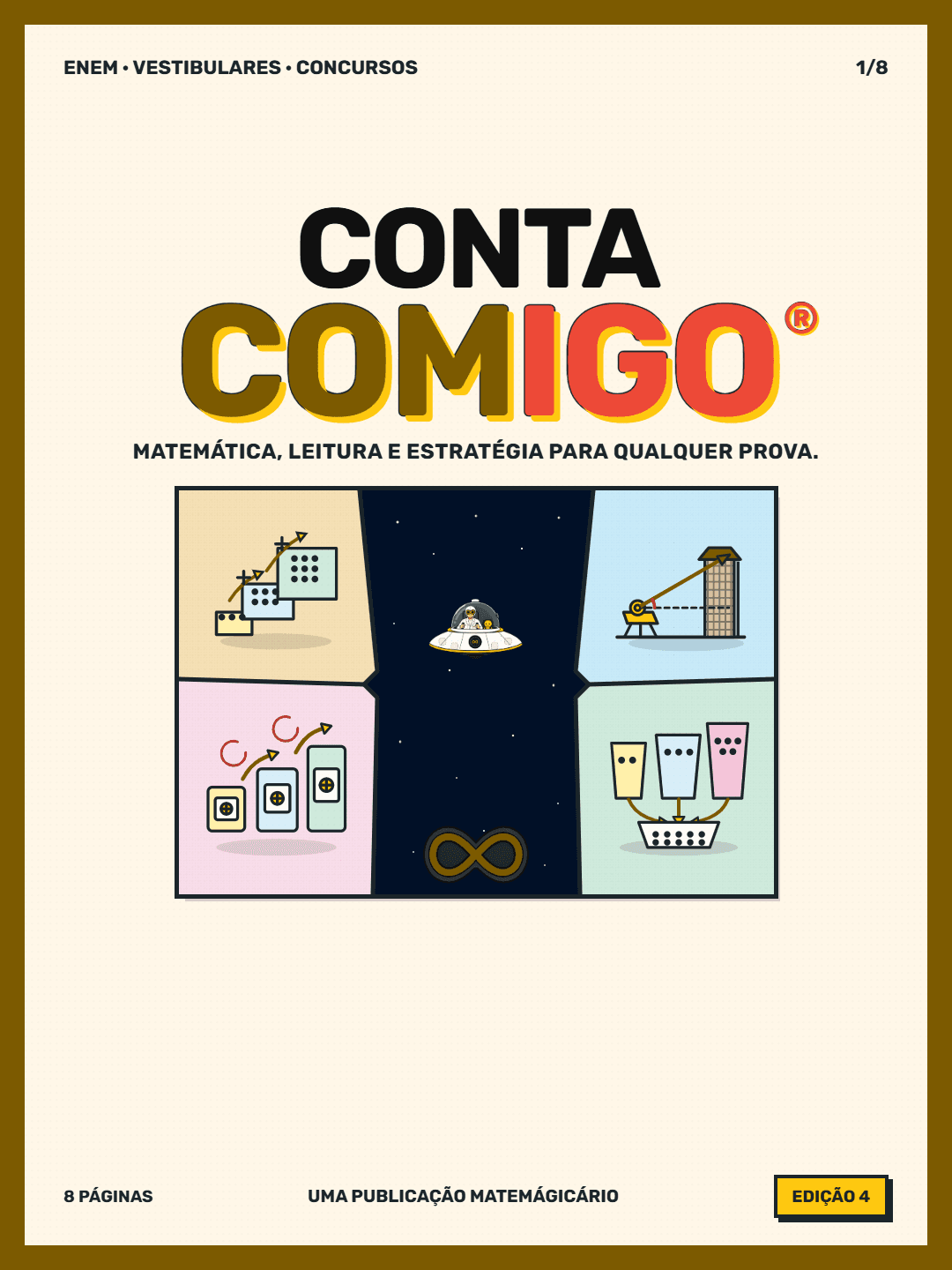 Capa da Edição 4: Padrões que aceleram a conta: progressões e juros