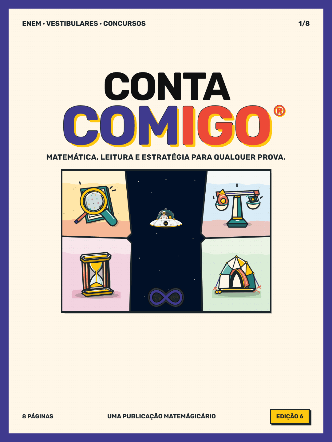 Capa da Edição 6: Incerteza sob controle: amostra, acaso e contagem