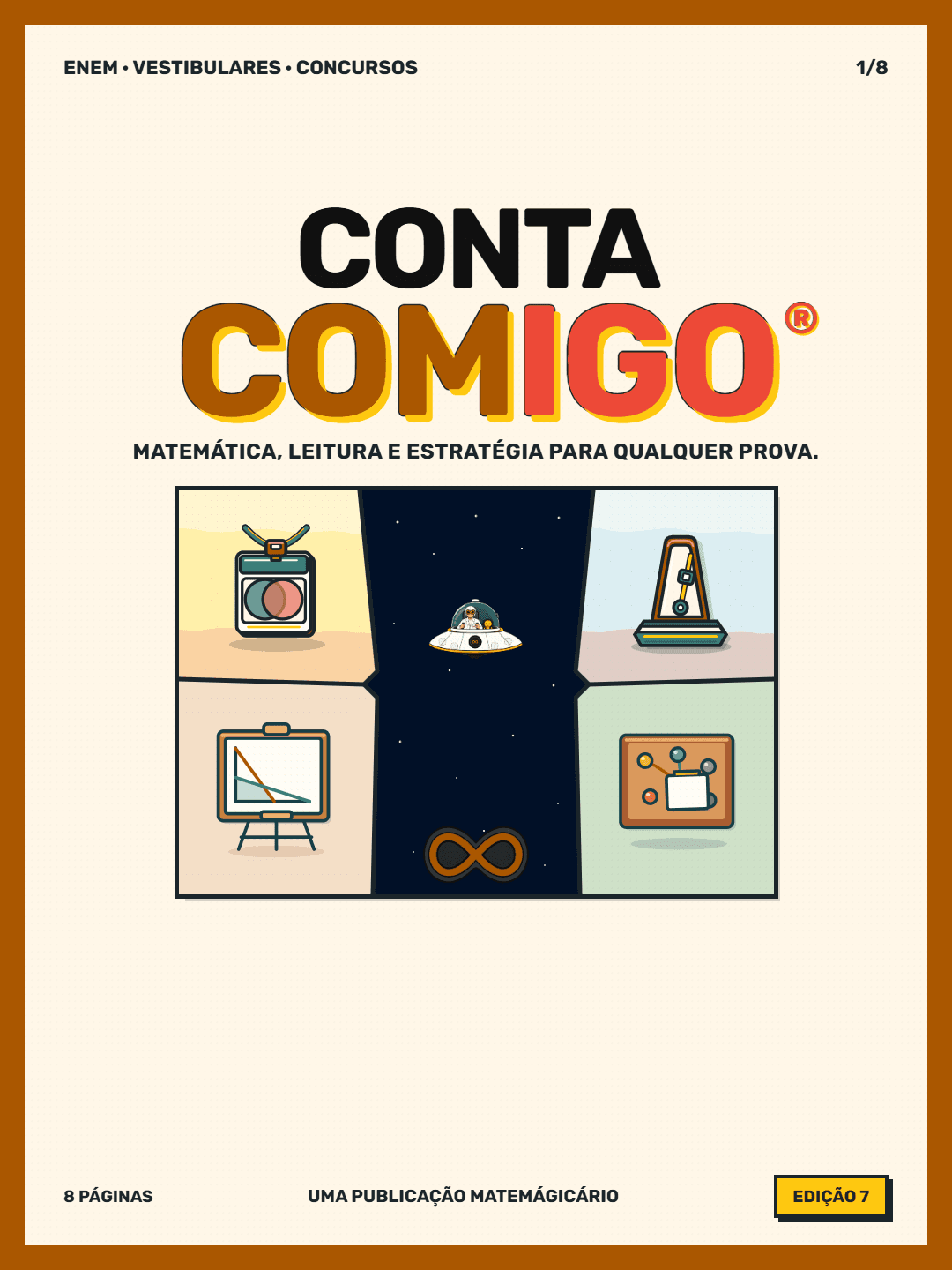 Capa da Edição 7: Estrutura e organização: matrizes, ciclos e grafos