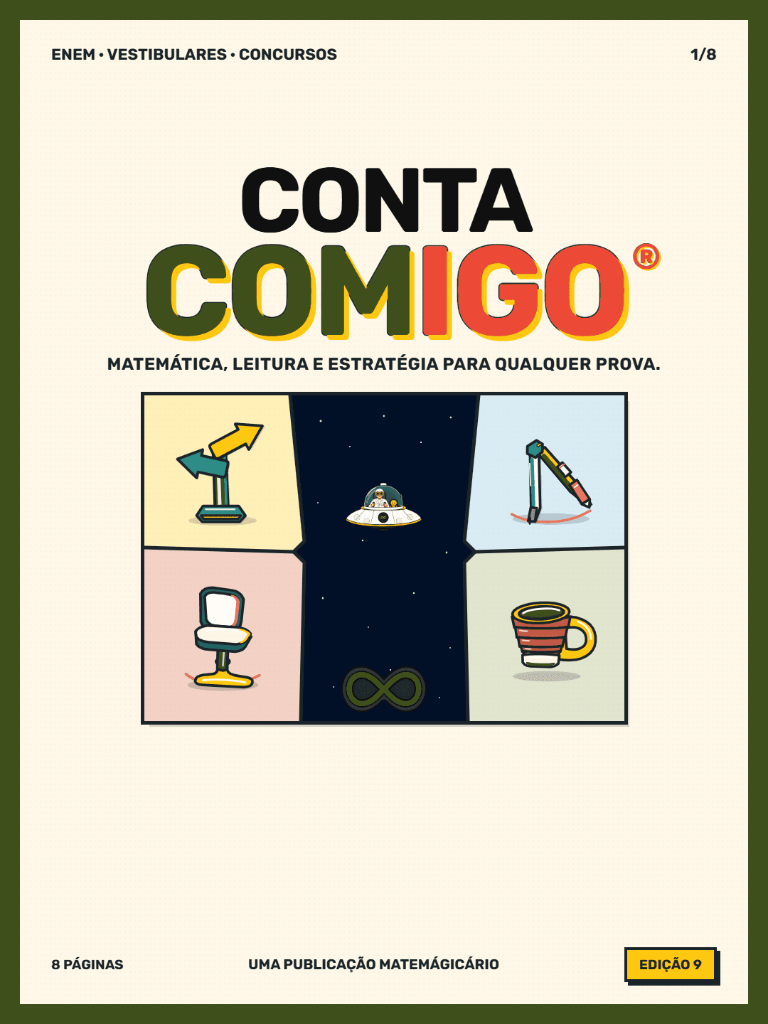 Capa da Edição 9: As ferramentas do fecho: vetores, complexos e séries